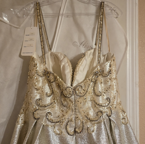 Nina canacci, gold color, size 18 gown - Picture 5 of 6